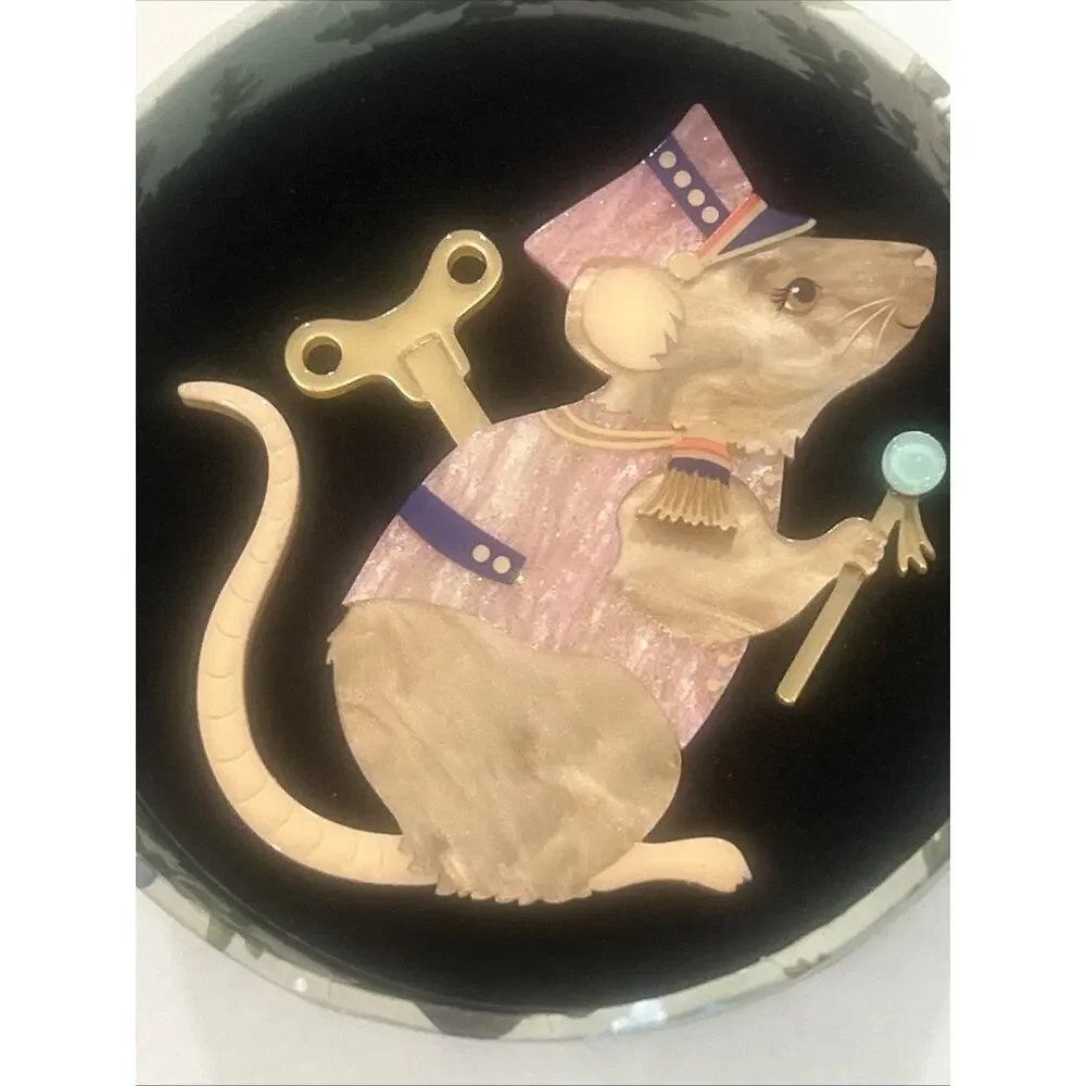Erstwilder Brooch - Enid Blyton/Fleur Harris - Clockwork Mouse BNIB